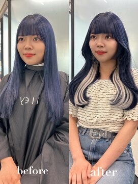 リリー(Lilley) 【lilley 稲永麻衣】インナーカラー+エクステ+天神韓国ヘア