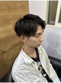 波巻きパーマ/波巻きスパイラルパーマ/ツイスト/眉毛