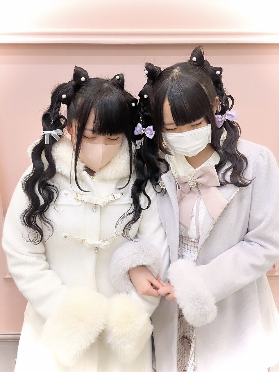 ★即日発送★ トリプルリボン⋈ツインセット【Cトリプル002】 立体リボン☆ハートツインテール：L198836777｜リアン(lien)のヘア
