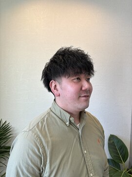 小谷理髪店 ソル(SOL) ツイストパーマ＋ショートマッシュ