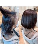 ココナッツストレート　クセ毛悩み縮毛矯正　岡崎nicohair