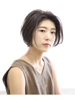 ソッリーソ ヘア(sorriso hair)&nbsp;【sorriso hair桜山】エアリーナチュラルボブ×グレージュ