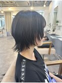 ショートウルフで個性◎