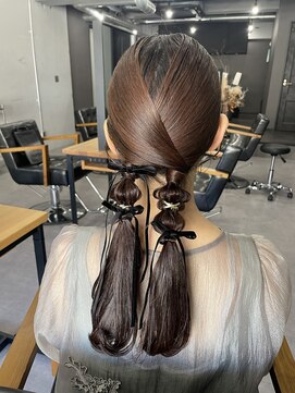 ウェイビー 桜木町店(WAVY) 【WAVY hair set】大人タイトツインスタイル