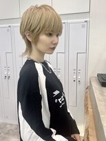 ダブルトーキョー シブヤ(W-TOKYO SHIBUYA)&nbsp;ハイトーンショートウルフ　ウルフカット