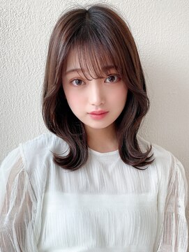 アフロート ディル(AFLOAT D'L) ★くびれヘアデジタルパーマチェリーブラウン