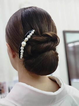 かぐや姫 エルモード フェレ美容室 行徳店 着付け＋ヘアーセット