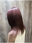 ピンクブラン　×　艶カラー