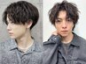【無造作に動かす♪】メンズカット+パーマ