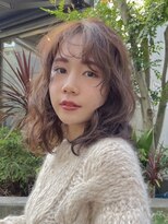 タス(tas)&nbsp;ヘルシーニュアンスパーマ　似合わせカット顔周りカット