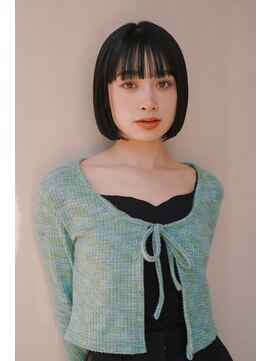 レジュアル(RESSUAL) ホワイトグレージュミニウルフデジタルパーマチェリーブラウン