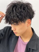 シャドウパーマメンズカットスパイラルパーマツイスパ波巻き