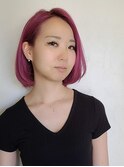 鮮やかマゼンダボブ_ハイトーン_16
