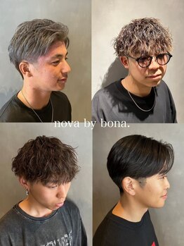 ノーヴァ バイ ボナ 前橋店(nova by bona)の写真/【メンズ特化】垢抜けたい男子、集合。メンズ専任スタイリスト在籍。