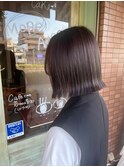 ツヤ感あふれる外ハネボブ×イルミナカラ
