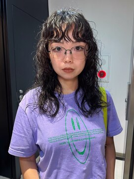 シータ(sheta) 【表参道sheta】黒髪クラゲヘアーココアベージュ小顔カット