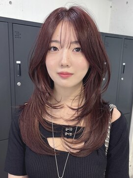 シェノン バイ アランスミシー 表参道(CHAINON by Alan smithee) シースルー韓国ハッシュカット