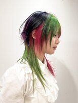 ノブレス(NOBLESSE)&nbsp;ウルフカット/デザインカラー