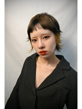 キジ(KIJI) マッシュウルフ/ウルフ/ショートバング/デザインカラー