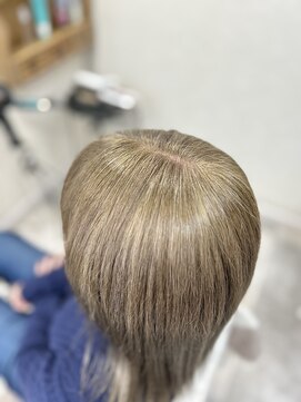 白髪活かしカラー