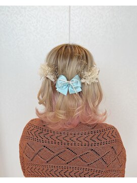 ロンドブルーム 天神大名店(Lond Bloom) 暗めカラー/ブリーチなしカラー/ヘアアレンジ/福岡/天神/20代