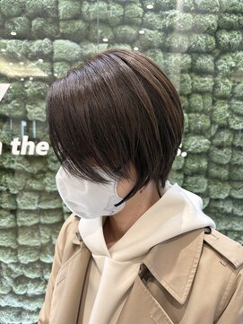 ディーボーイ 健軍店(D-BOY) オリーブカラー/ショートヘア/ショートカット