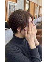 リアクト(React)&nbsp;ショート×白髪ぼかしハイライト