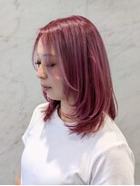 ベイリコルド(Bei Licoldo.)&nbsp;レイヤーカット ライトピンク 巻くだけで可愛い束感