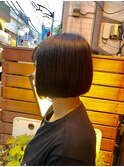 スッキリワンレングスボブ