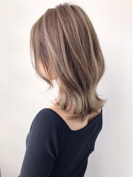 ヘアーアンドスパ フェリーチェ ミチ 野田屋町店(HAIR&SPA felice MICHI) フリンジレイヤーハイトーンカラー