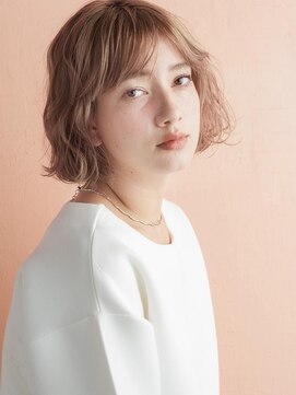 ミンクスプラス 流山おおたかの森(MINX plus) くせ毛風ゆるふわパーマボブ