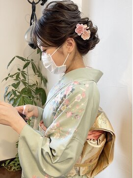 ピノリコ Hair&make pinorico お宮参り着付けヘアセット