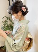 お宮参り着付けヘアセット