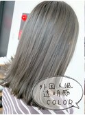 大人気透明感外国人風カラー！！王道のアッシュ系カラー！