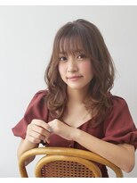 20代30代40代 大人可愛い丸みのあるひし形くびれウルフレイヤー