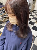 ヘアーデザインサロン スワッグ(Hair design salon SWAG) 韓国　シースルーバング　レイヤー