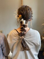 ニュートラル(NEUTRAL)&nbsp;前撮りドライフラワーロープ編みアレンジ