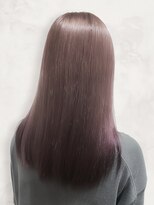 ユキオ オブ ヘアー(YUKIO of Hair) 20代30代40代髪質改善カラーピンクベージュ艶感ストレート