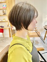ルエ(rue) 大人可愛い◎グレージュ丸みショートボブ