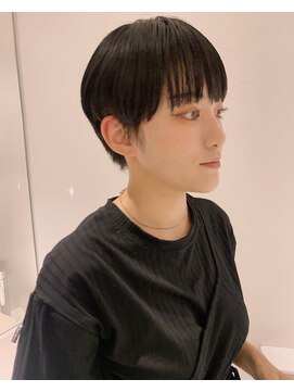 コクーン(Cocoon) 黒髪マッシュ#ネビージュ#大人かわいい#美髪#ホワイトグレージュ