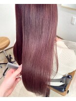 リアン(Lien)&nbsp;【Lien吉井】 髪質改善カラーチェリーピンク