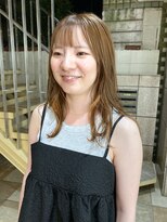 ゴーズゴー 吉祥寺(e)店(go s go)&nbsp;インナーカラー/イヤリングカラー/イエローベージュ