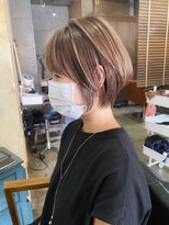 トト 船橋店(toto.)&nbsp;黒髪/グレーベージュ/レイヤーロング/前髪パーマ[西船橋/津田沼]