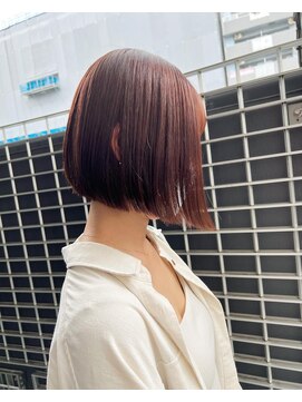 キャンバス バイ ネオリーブ 横浜西口(Canvas by neo.) 丸みボブ　切りっぱなしボブ　ボブカット