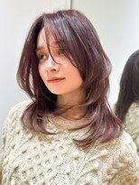 バイオレットジェム(Violet`jem)&nbsp;イメチェン レッドブラウン 似合わせ ハッシュカット