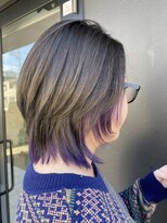 ウォーカーズ(WALKERS) グレー系カラー×ロイヤルパープル