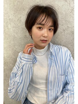 アンバー 池袋(amber) ニュアンスパーマ/レイヤーカット/ハンサムショート[池袋駅]