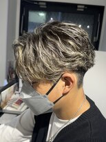 バース 梅田中崎町店(BIRTH)&nbsp;ニュアンスパーマフェザーパーマハイライトセンターパート