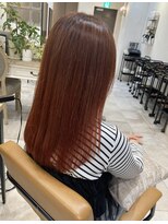 ラボヌールヘアーグレース 門前仲町店(La Bonheur hair grace)&nbsp;オレンジ/コーラル/ルフレカラー/N.カラー/レッドオレンジ