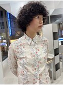 soft afro perm
